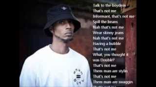 Skepta - That&#39;s Not Me Remix Lyrics