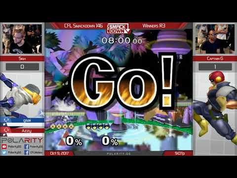 CFL Smackdown 146 Melee - Sigh (Sheik) vs Captain G (Falcon) - Winners R3