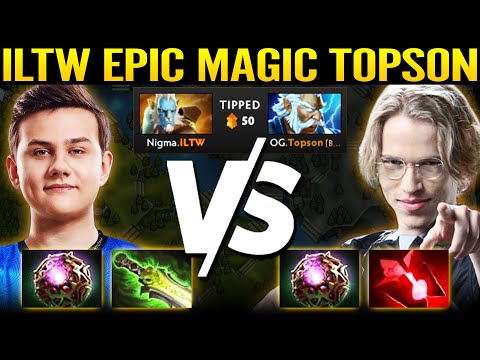 🔥 ILTW vs TOPSON - OMG Epic Magic Fight Phantom Lancer vs Zeus Octarine EB Build 7.29d Dota 2 Pro