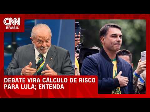 Entenda por que debate contra Flávio vira cálculo de risco para Lula | BASTIDORES CNN