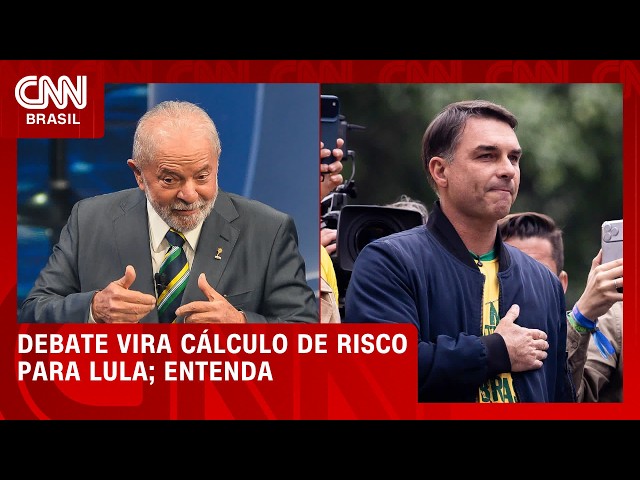Entenda por que debate contra Flávio vira cálculo de risco para Lula | BASTIDORES CNN