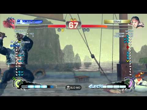 Super Street Fighter 4: Arcade Edition Wildcat815 (Hakan) vs seruze (Ryu) - Ranked Match