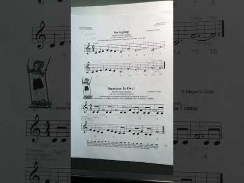 Music at the Piano #23c “Summer is Over” by Mayron Cole (duet part)