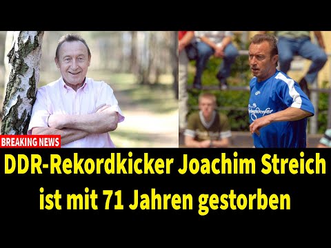 DDR-Rekordkicker Joachim Streich ist mit 71 Jahren gestorben