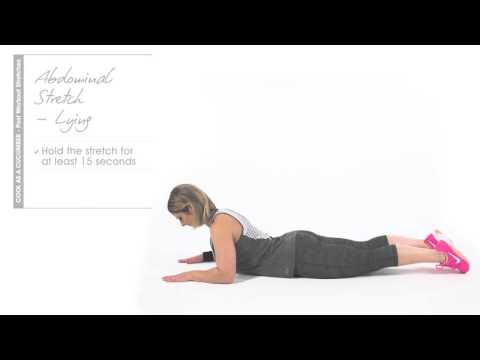 Lying Abdominals Stretch