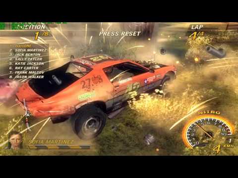 FlatOut 2 Walkthrough Part 8 - Derby: Special Derby Forest Cup