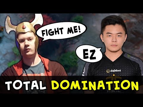 MidOne vs Puppey — total OWNAGE of captain carry vs carry