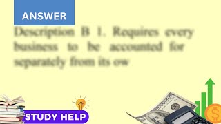 Match each of these numbered descriptions with the term it best describes Indicate your answer by...
