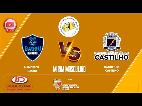 05 JOGO -  BAURU X CASTILHO  - MIRIM MASCULINO