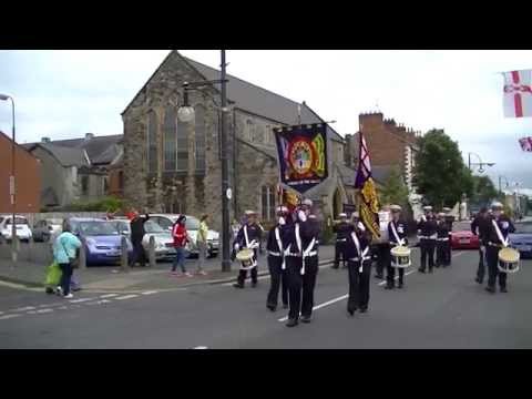 Rising Sons Of The Valley FB @ South Belfast Young Conquerors FB Parade 2014