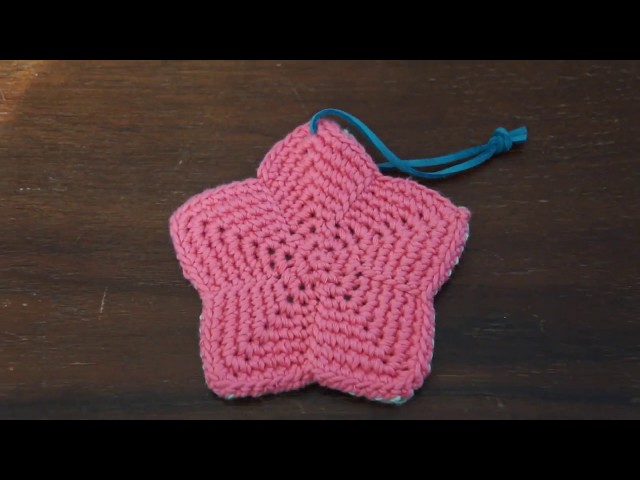 細編みだけで簡単 初心者さんでも編める星のモチーフの編み方