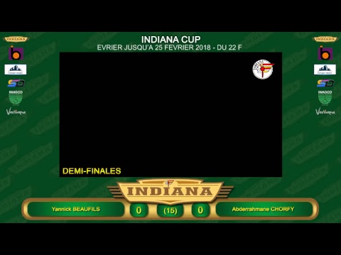 Yannick BEAUFILS Vs Amine AMIRI - QUARTS DE FINALE - indiana Pool