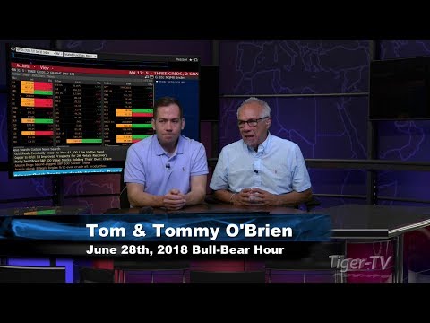 June 28th Bull-Bear Binary Option Hour on TFNN by Nadex - 2018