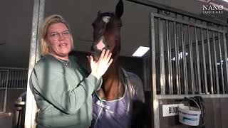 Nano CellCare therapie zorgde voor een blij paard zonder pijn!