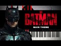 The Batman (Main Theme) - Piano Tutorial