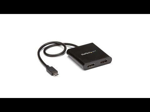 StarTech MST USB C to 2x HDMI 2-Port Multi Monitor Adapter