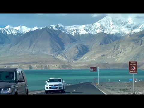 Lago Baishahu, passeio em Xinjiang