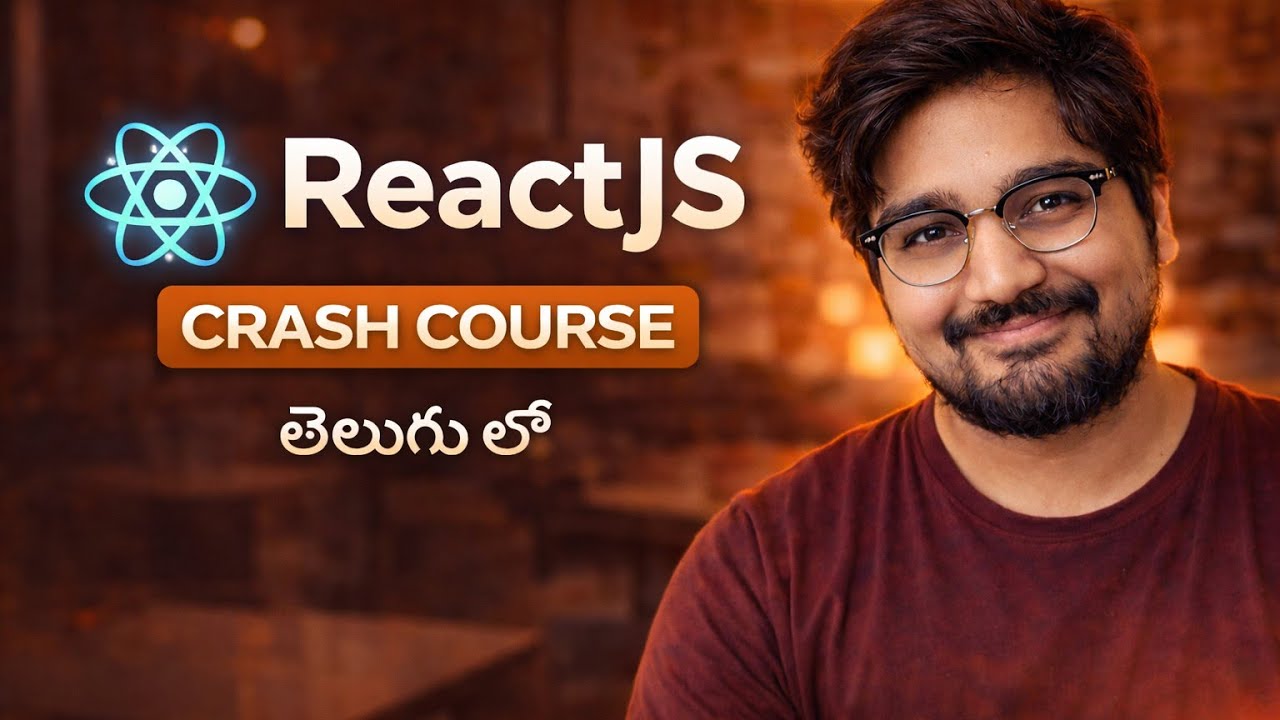 React full Crash Course in Telugu in 1 hour | Complete React js course |  Developed By Hari