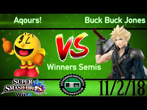 SUSS Fall 2018 Week #8: Winners Semis - Buck Buck Jones(Cloud, Marth) vs. Aquors!(Pac Man, Palutena)