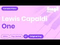 Lewis Capaldi - One (Karaoke Piano)