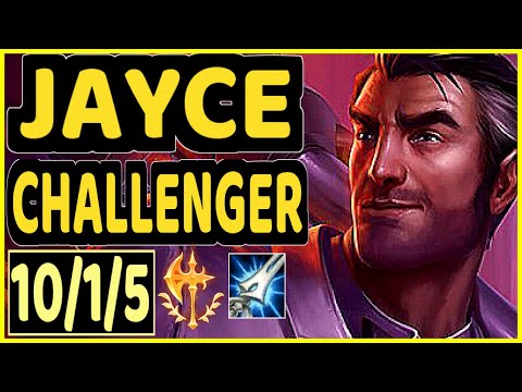 ROBO (JAYCE) - 10/1/5 KDA CHALLENGER GAMEPLAY - BR