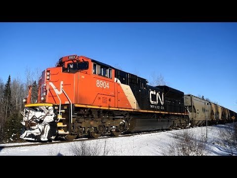 864 Axles! Empty Potash Train 731 at Lutesville East - Moncton, NB