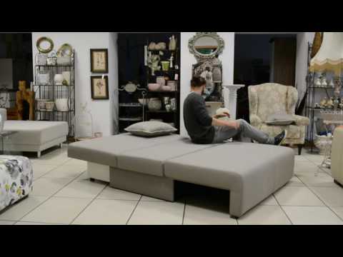 Sofa OKEY 140 rozkładana z pojemnikiem. WWW.YANOMEBEL.PL