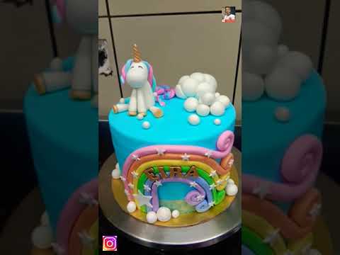 Unicorn chocolate cake 🦄🦄🦄🦄🦄🦄🍫🍫🍫🍫🦄🦄🍫🦄🍫🦄#mr__muddassir