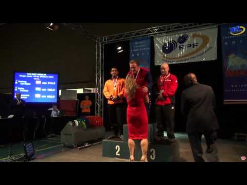 Men -59 to -83kg Victory Ceremony of 2011 EPF Western European Championships