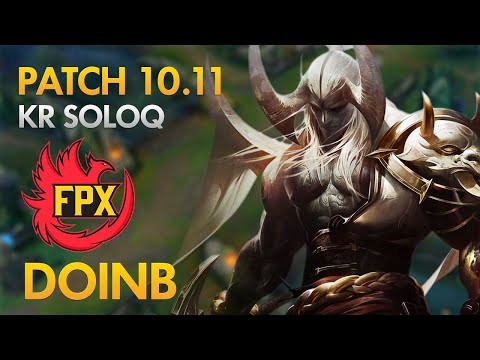 FunPlus Phoenix Doinb - Mid Lane: Aatrox vs Yasuo - KDA 15/3/13