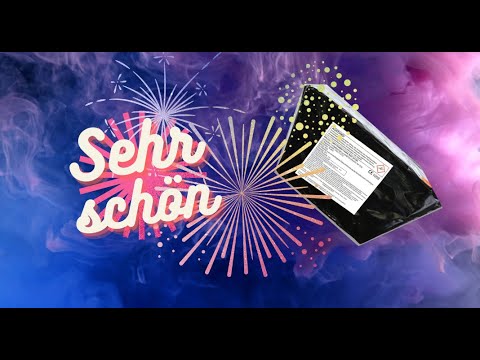 Röder Feuerwerk - Rauchkometen gefächert bunt