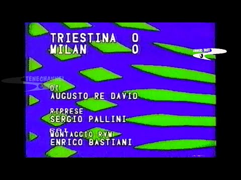 TRIESTINA-MILAN 0-0 COPPA ITALIA 1984-85 GARA DEL 9 SETTEMBRE 1984 STADIO GREZAR #CASASTENE