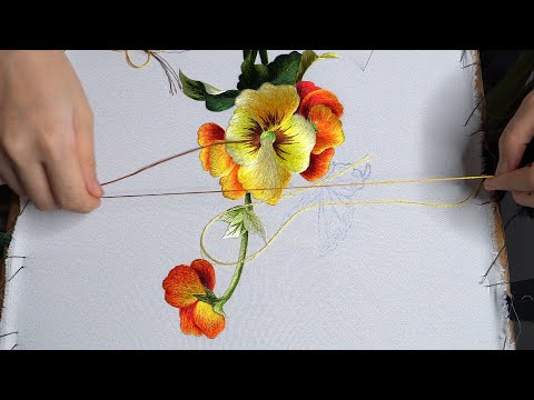 Hand Embroidery Art Kit23 - Detailed embroidery for beginners