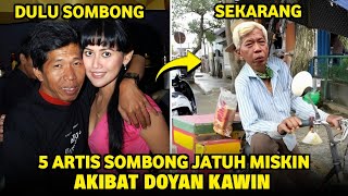 Download lagu Kena karma, 5 Artis Kaya Raya Jatuh Miskin Akibat DOYAN KAWIN Tahun 2025 mp3