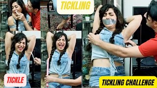 Romantic tickling Challenge: Husband's Love Language to Surprise Wife | reaction #tickling #tickles