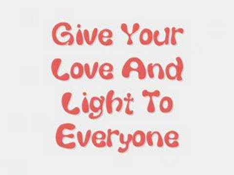 love shine a light