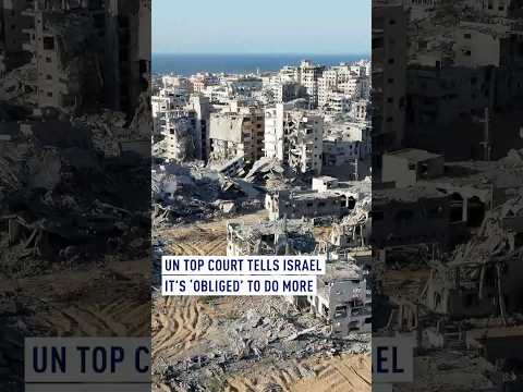 UN top court tells Israel it’s ‘obliged’ to do more