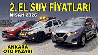 2. EL SUV FİYATLARI - Nisan 2026 | Oto Pazarı İkinci El SUV, Pickup ve Arazi Ara