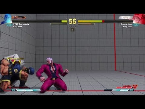 SFV FT2 rank Urien (Arespada) vs Gamachan(balrog)