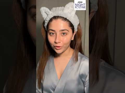 POV: Get Ready for Sleep Time with Me🫧 Ft. @aditibhatia4  | Night Routine Skincare🌙 | Nykaa #Shorts