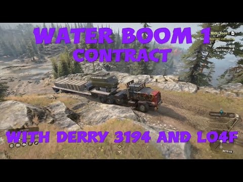 SnowRunner Water Boom 1 Mission With Derry 3194 And Lo4f