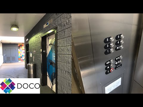 Westinghouse (mb Otis) Traction elevators @ DOCO West Garage - Sacramento, CA.