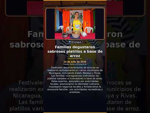 Familias degustaron sabrosos platillos a base de arroz