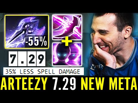 ARTEEZY [Spectre] 7.29 New Style!!! 200IQ Mage Slayer + Haunt -35% Magic Damage All Emeny Dota 2 Pro