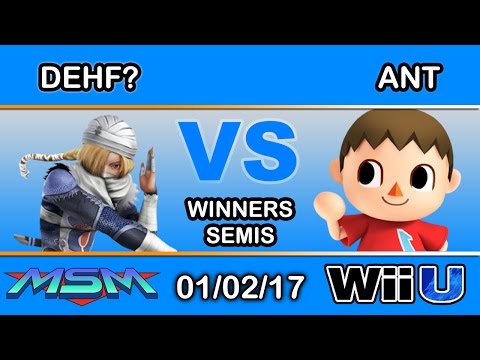 MSM 79 - CLG | VoiD (Sheik) Vs. BaSK | Ant (Villager) Winners Semis - Smash Wii U
