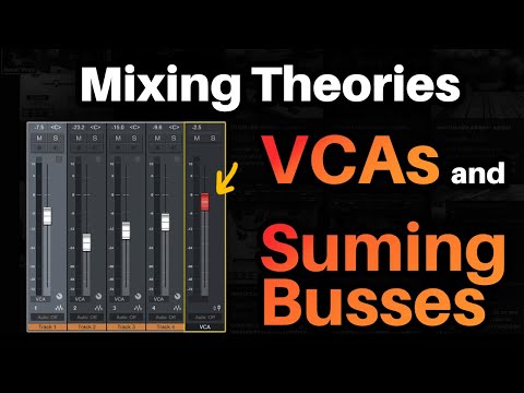 VCAs vs Summing Busses | Why and how Pros use them
