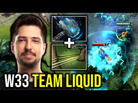W33 1ST TIME BATTLE CUP WITH TEAM LIQUID | New Combo Team Liquid Windranger by W33 | Dota 2