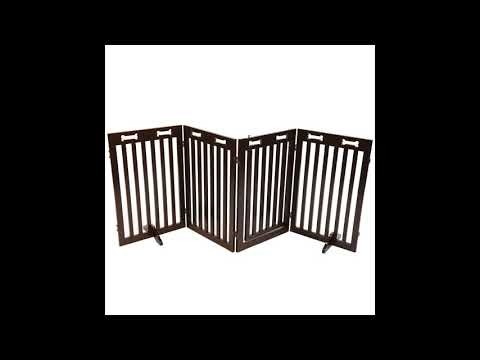 Arf Pets Free Standing Wood Dog Gate