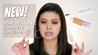 NEW! MAYBELLINE FULL COVERAGE UNDER-EYE CONCEALER | REVIEW + WEAR TEST