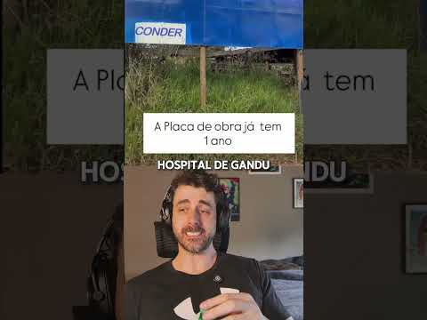 JERÔNIMO MENTIU NO DEBATE: Hospital de Gandu depois de 1 ANO é só TERRENO #gandu #bahia #eleições